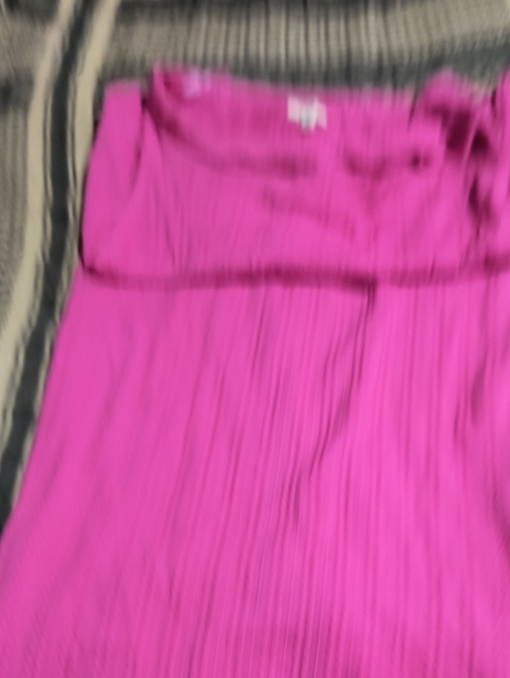 love J Bright Fuchsia Pleated A-Line Skirt